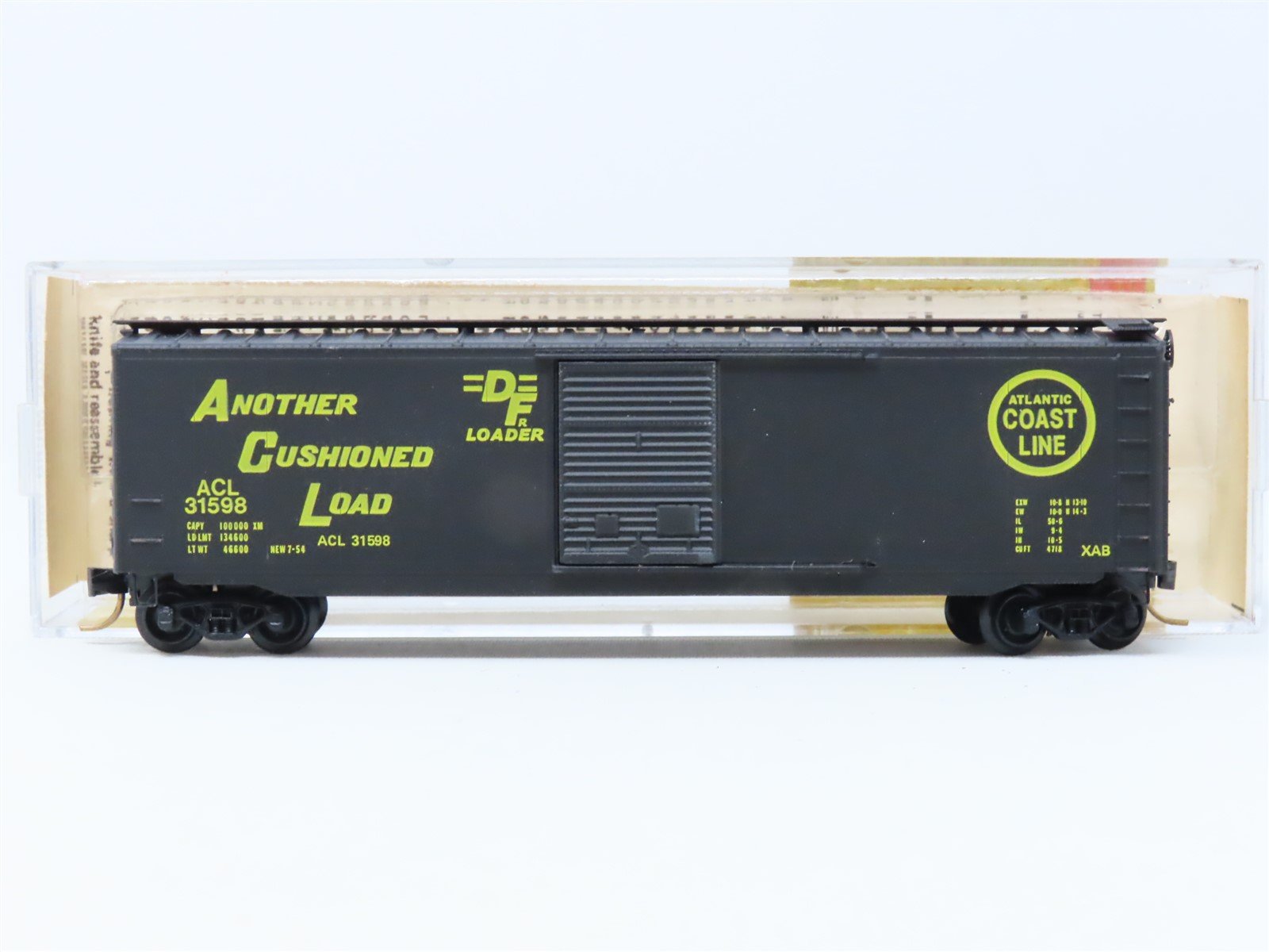 N Scale Kadee Micro-Trains MTL 31100 ACL Atlantic Coast Line 50' Box Car #31598