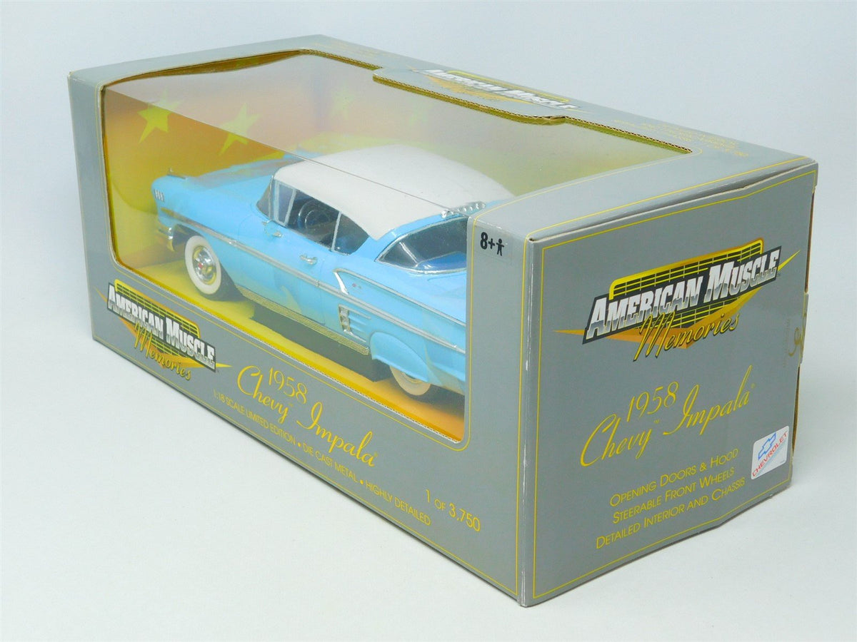 1:18 Scale ERTL American Muscle Memories 32286 1958 Chevy Impala 1 of 3,750