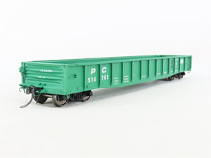 HO Scale Tangent #10714-22 PC Penn Central ACF Welded 70 Ton Gondola #516782