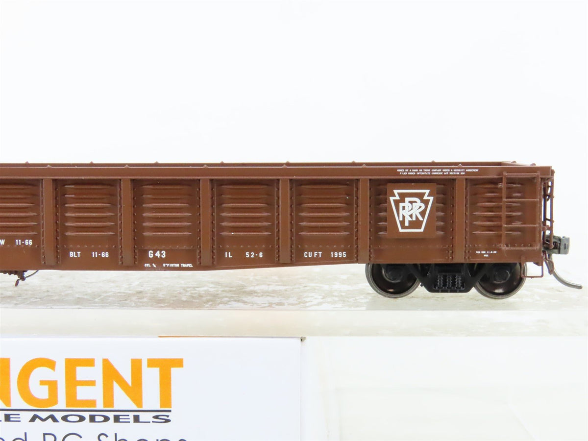 HO Scale Tangent #17010-05 PRR Pennsylvania Class G43 52&#39; Gondola #387726