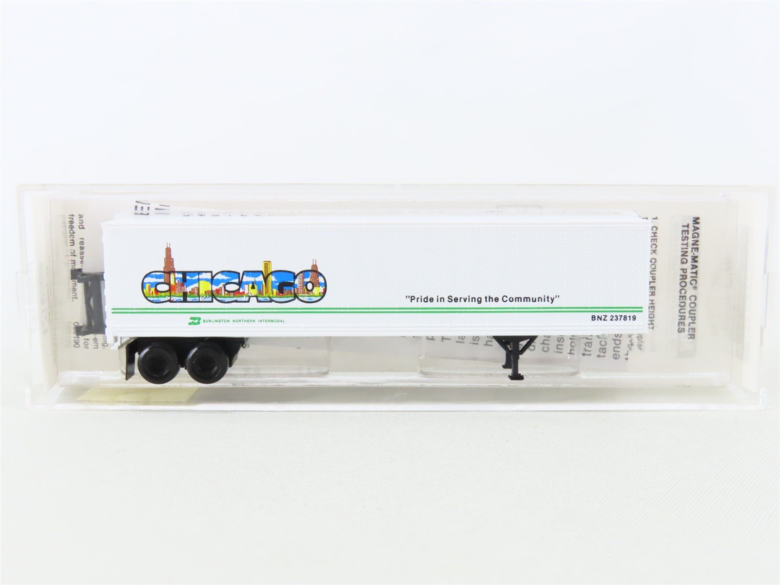 N Scale Micro-Trains MTL 67080 BN Burlington Northern 45' Trailer "Chicago"