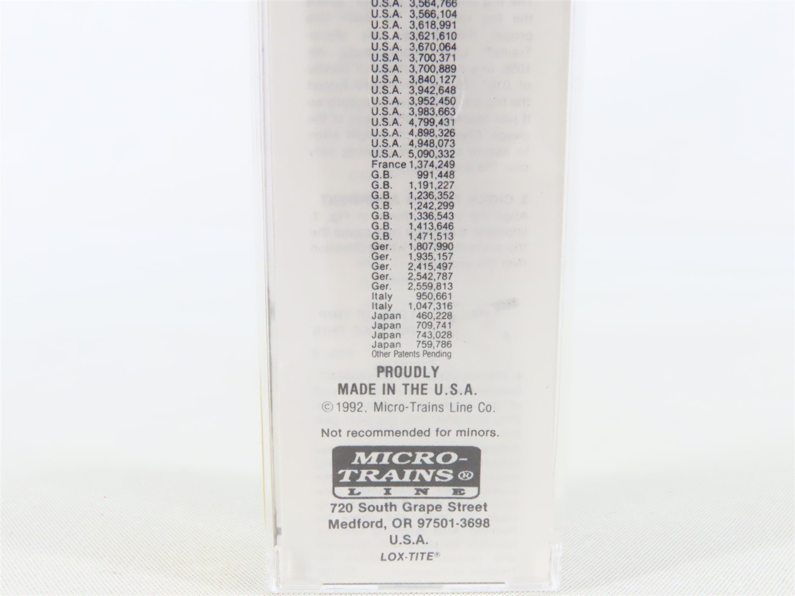 N Scale Micro-Trains MTL 67080 BN Burlington Northern 45' Trailer 