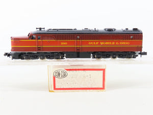 N Scale Con-Cor 2061K GMO Gulf Mobile Ohio PA-1 Diesel Locomotive #290