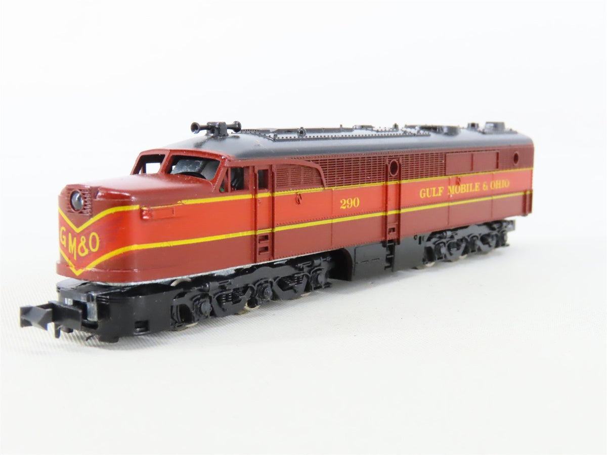 N Scale Con-Cor 2061K GMO Gulf Mobile Ohio PA-1 Diesel Locomotive #290