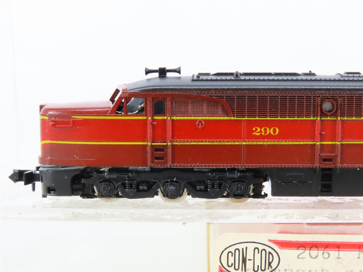 N Scale Con-Cor 2061K GMO Gulf Mobile Ohio PA-1 Diesel Locomotive #290