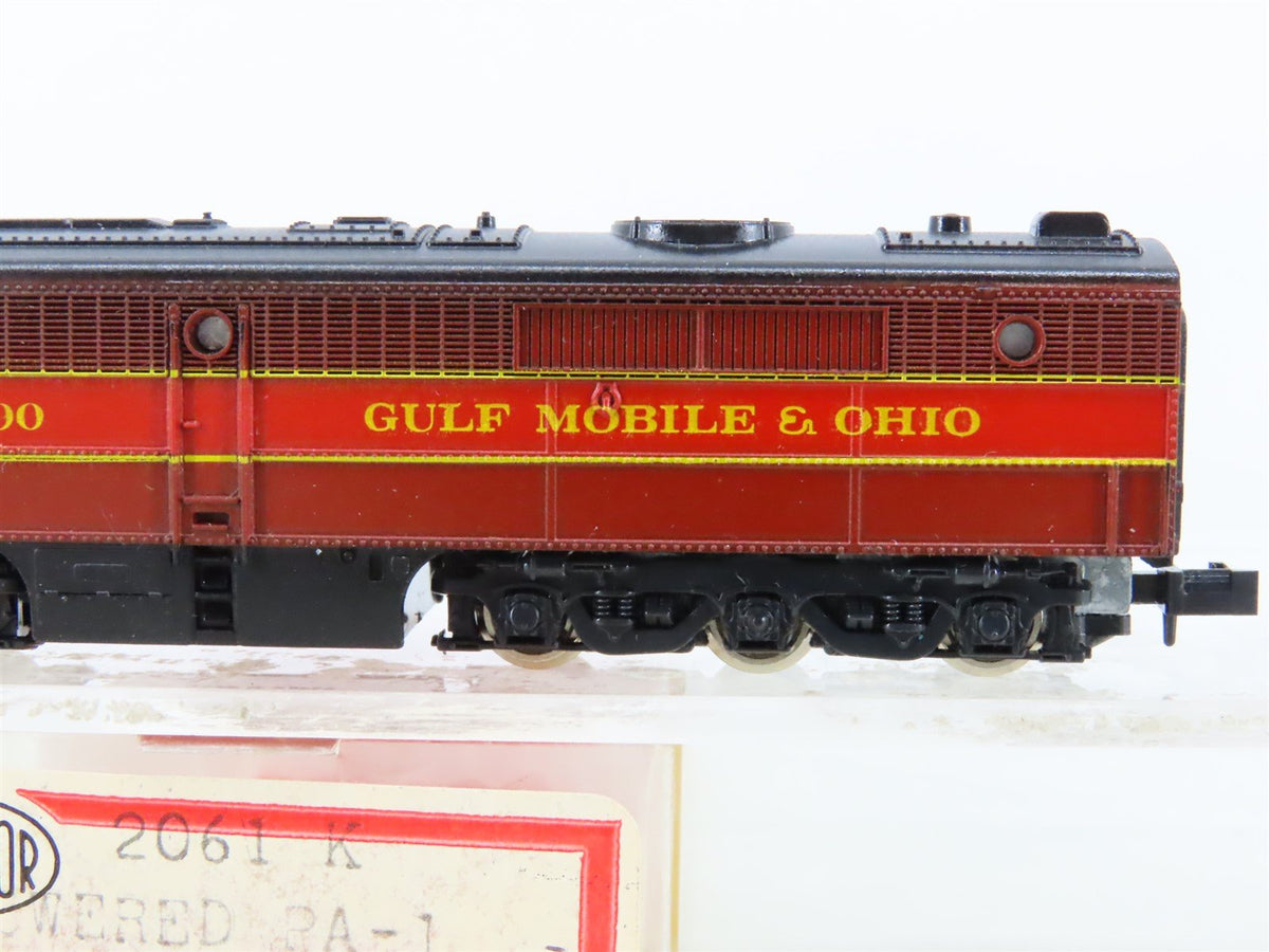 N Scale Con-Cor 2061K GMO Gulf Mobile Ohio PA-1 Diesel Locomotive #290