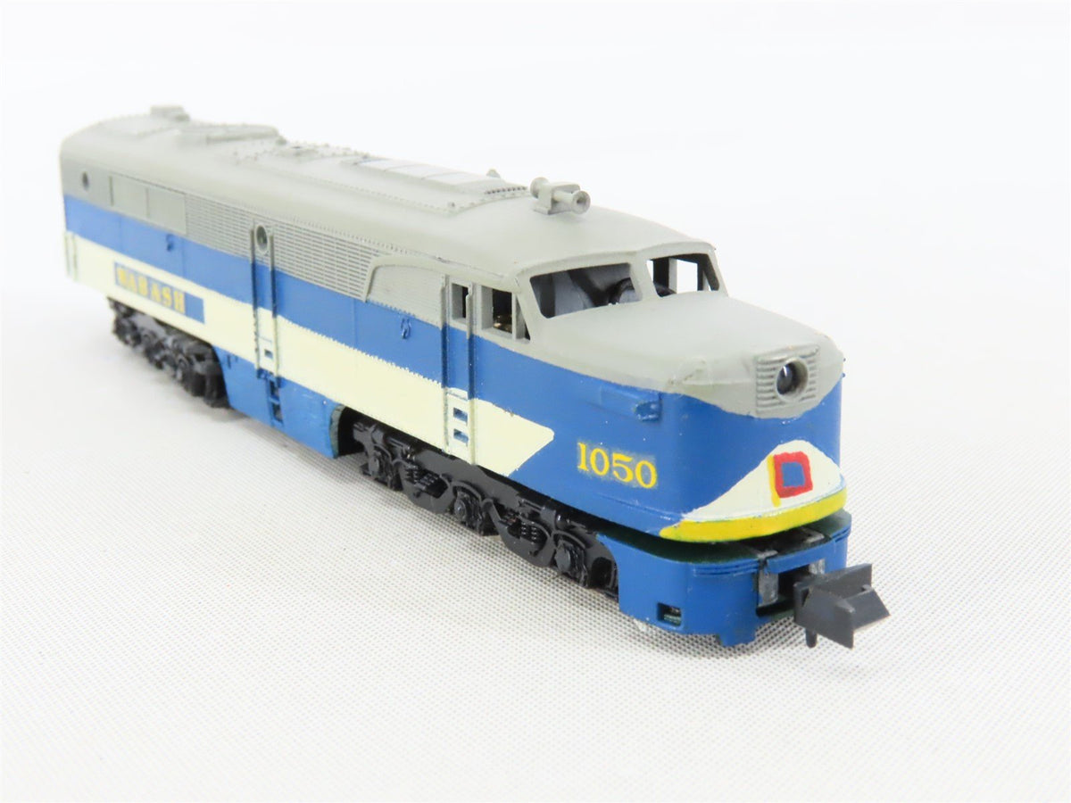 N Scale Con-Cor 2002 WAB Wabash PA-1 Diesel Locomotive #1050 Custom