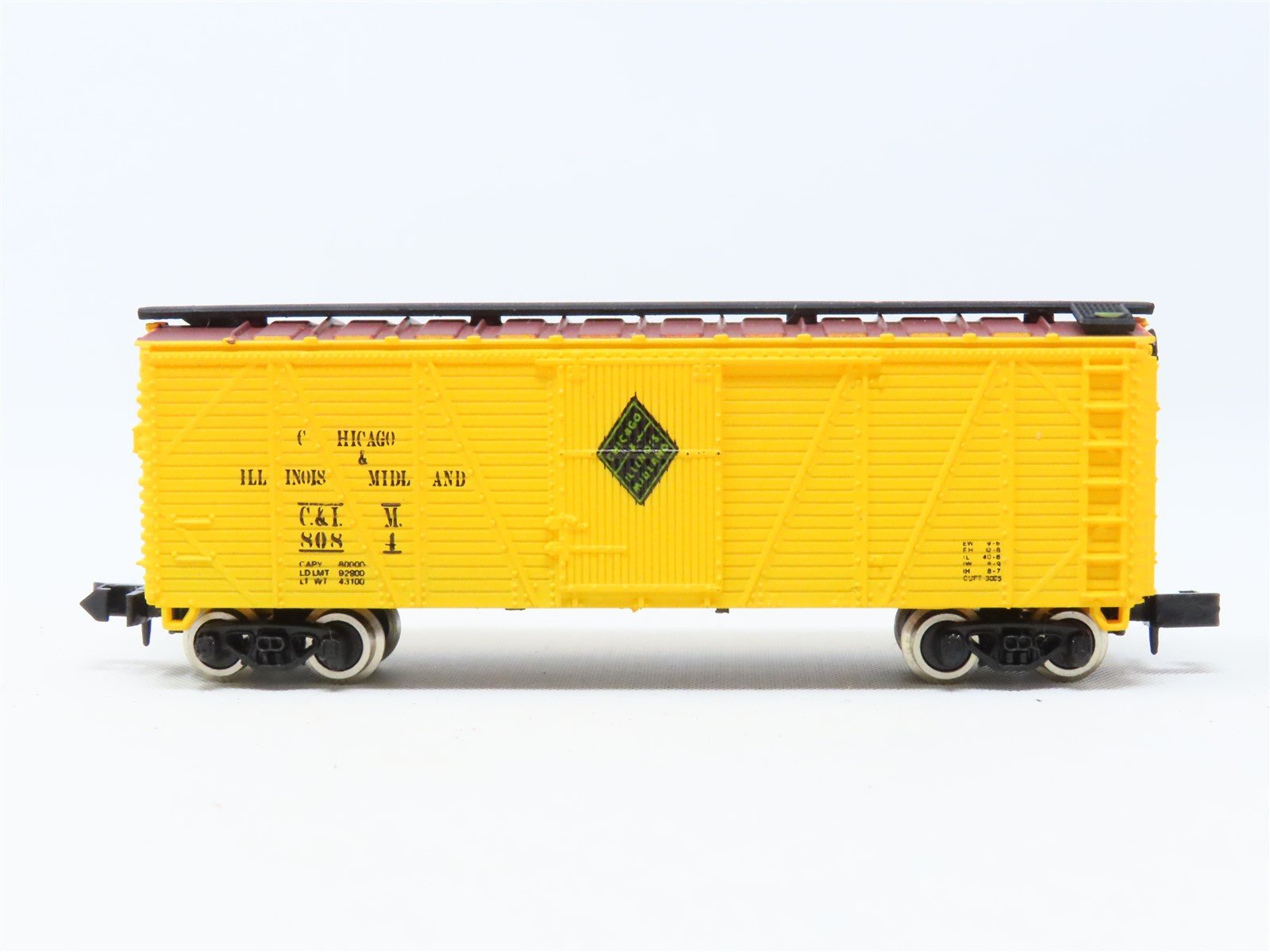 N Scale Bachmann C&IM Chicago & Illinois Midland Single Door Box Car #8084
