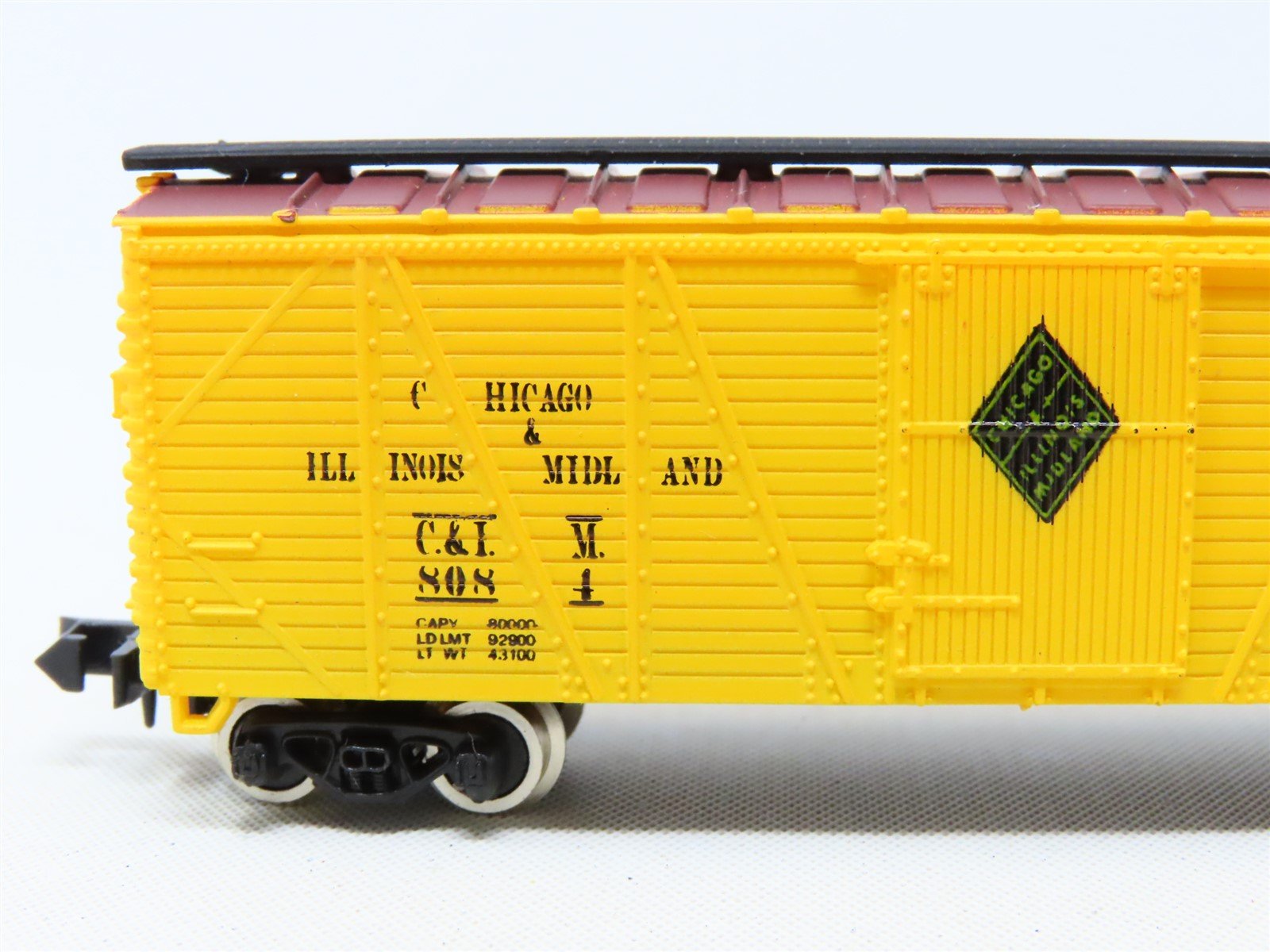 N Scale Bachmann C&IM Chicago & Illinois Midland Single Door Box Car #8084