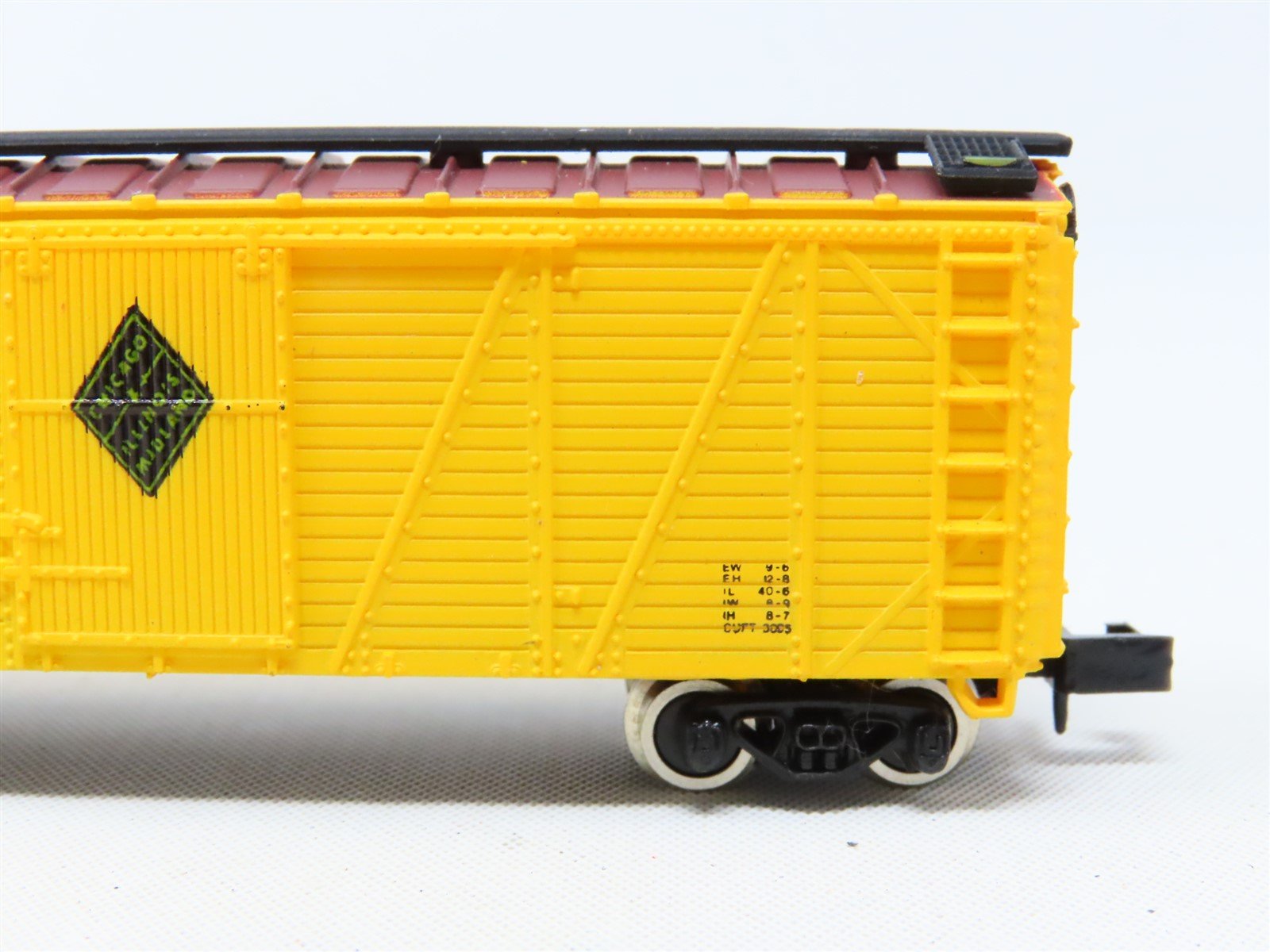N Scale Bachmann C&IM Chicago & Illinois Midland Single Door Box Car #8084