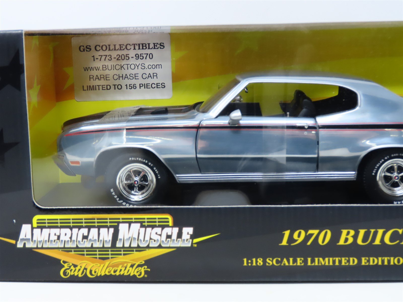 1:18 Scale ERTL RC2 American Muscle Limited Edition 29322PB 1970 Buick -  Model Train Market