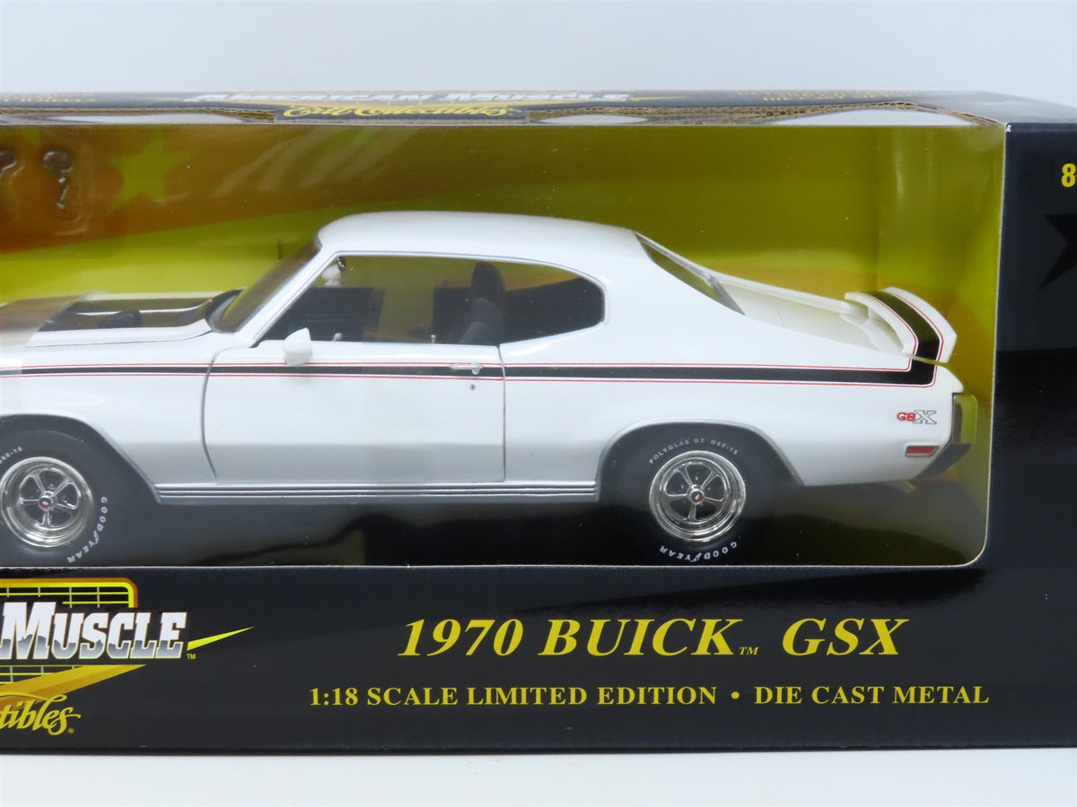 1:18 Scale ERTL RC2 American Muscle Limited Edition 29322P 1970 Buick GSX W/COA