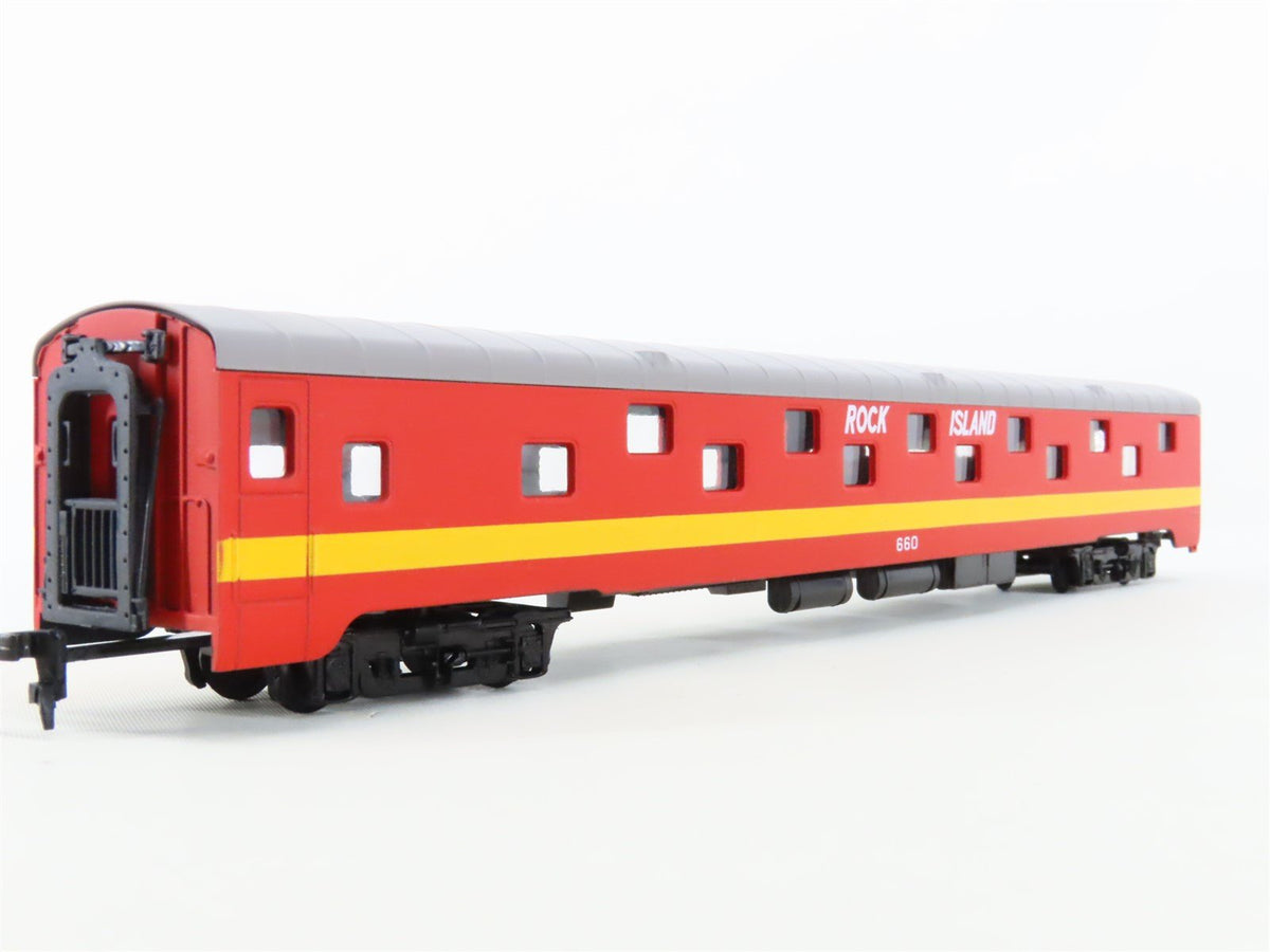 HO IHC Premier Series #48246 RI Rock Island Smooth Side Sleeper Passenger #660