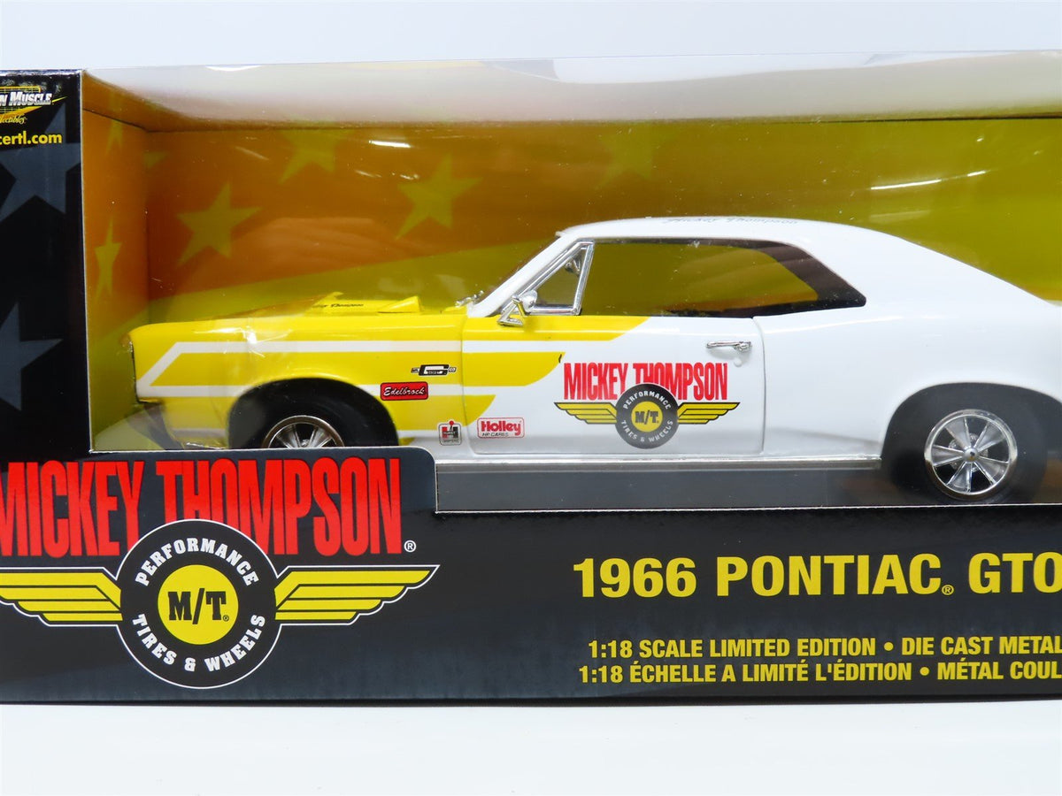 1:18 Scale ERTL American Muscle 36990 Mickey Thompson 1966 Pontiac GTO