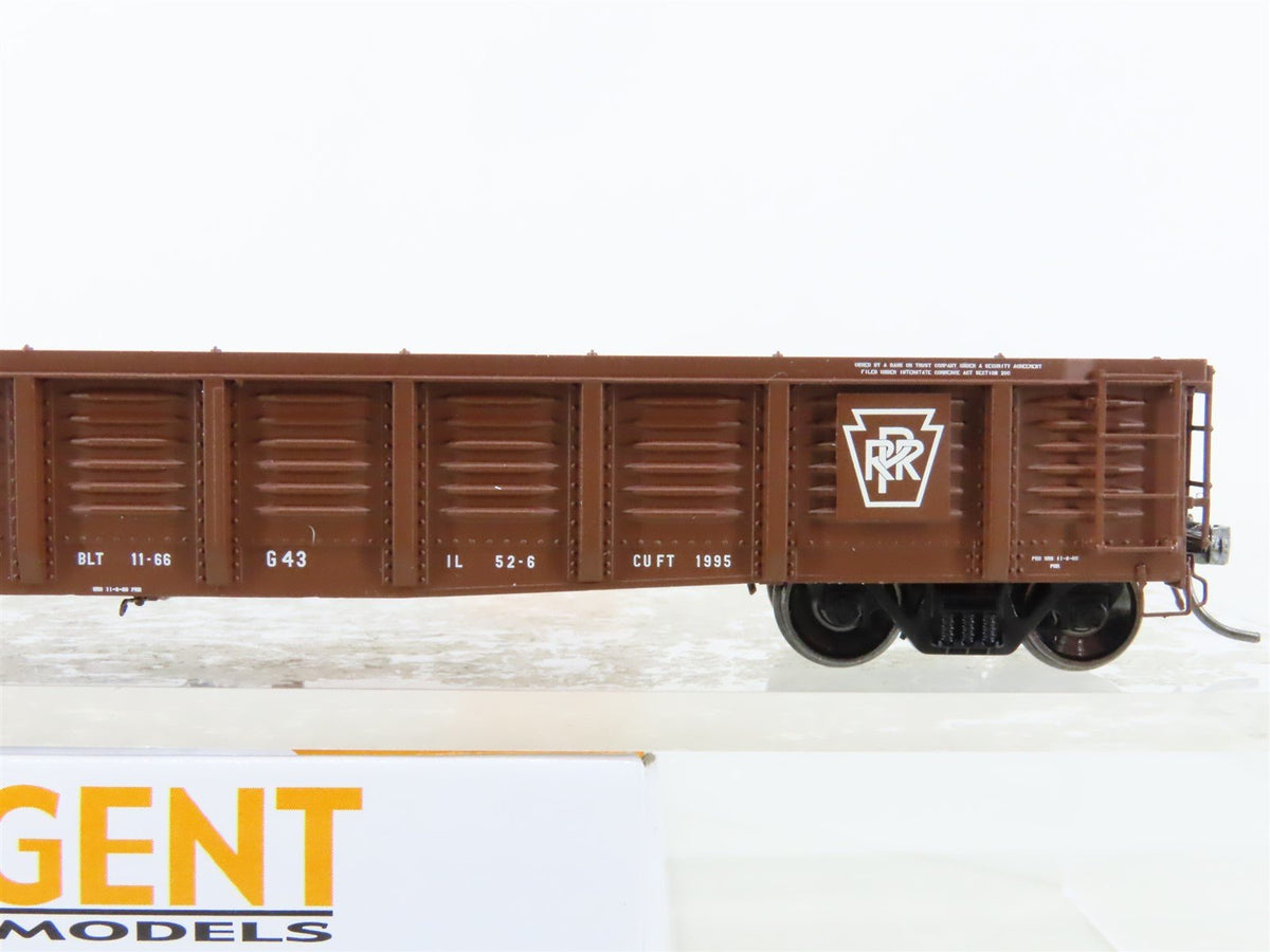 HO Scale Tangent #17010-04 PRR Pennsylvania Class G43 52&#39; Gondola #387703