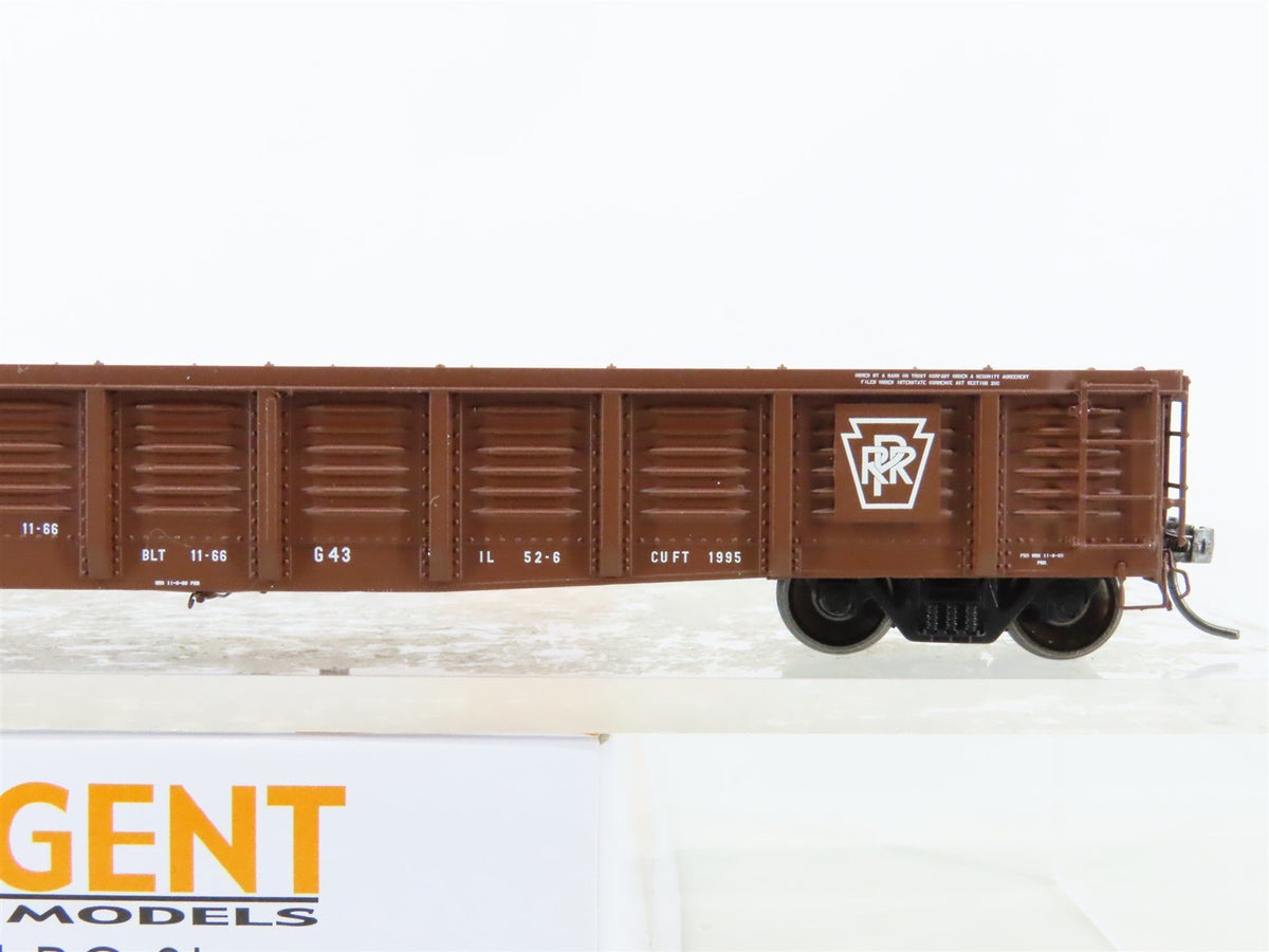 HO Scale Tangent #17010-08 PRR Pennsylvania Class G43 52&#39; Gondola #387804