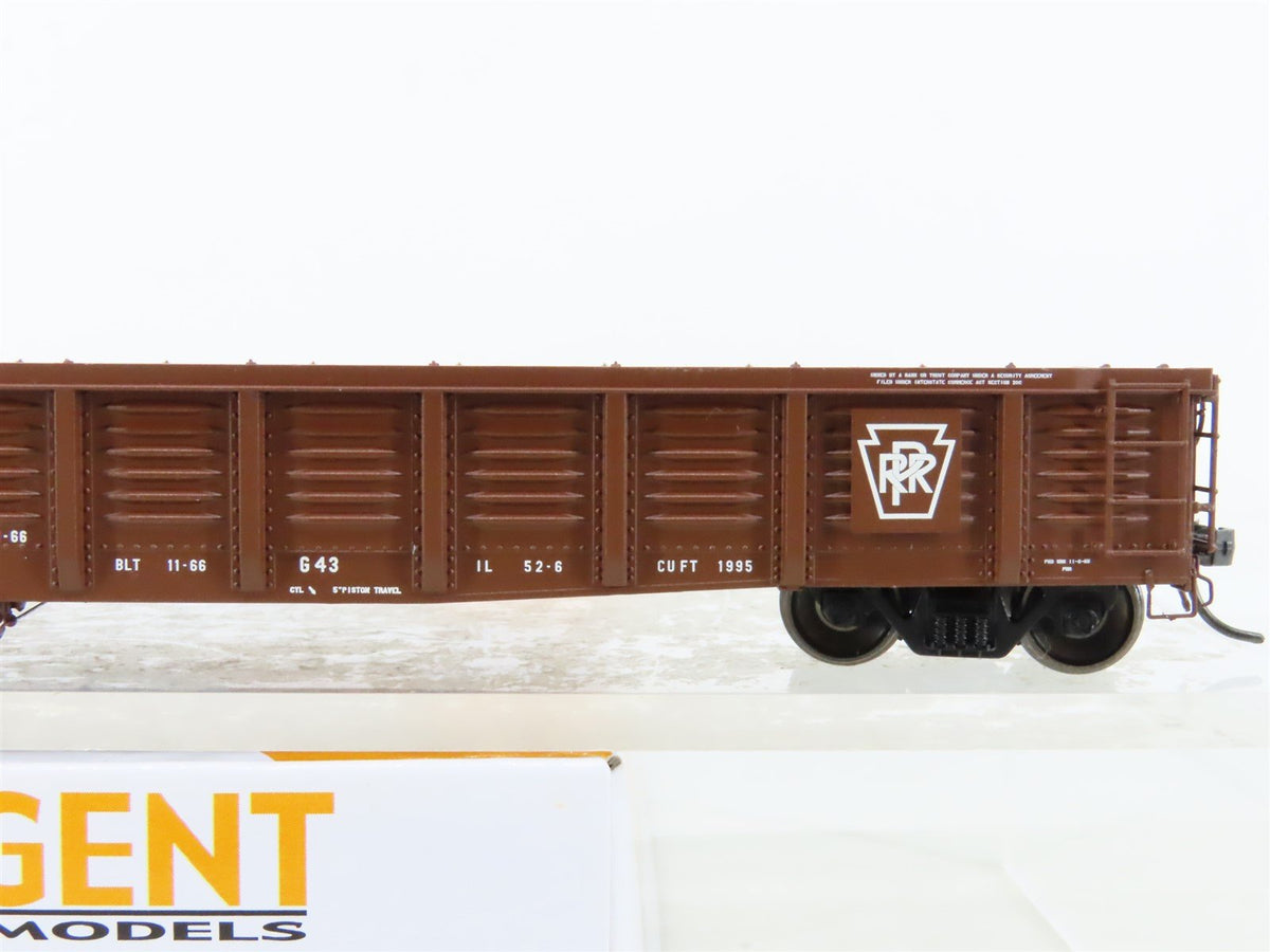 HO Scale Tangent #17010-09 PRR Pennsylvania Class G43 52&#39; Gondola #387813