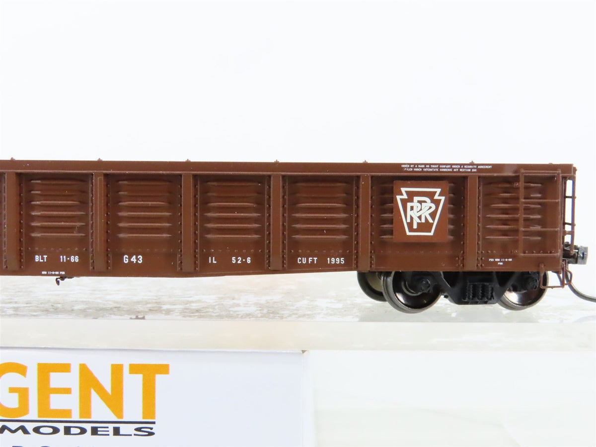 HO Scale Tangent #17010-12 PRR Pennsylvania Class G43 52&#39; Gondola #387855