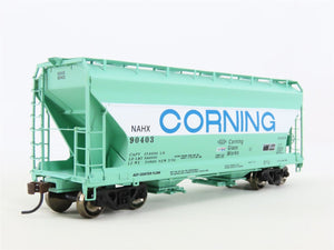 HO Scale Athearn #93961 NAHX Corning Glass Works 2-Bay Covered Hopper #90403