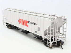 HO Scale InterMountain #45377-09 PTLX FMC Chemicals 3-Bay Covered Hopper #17319