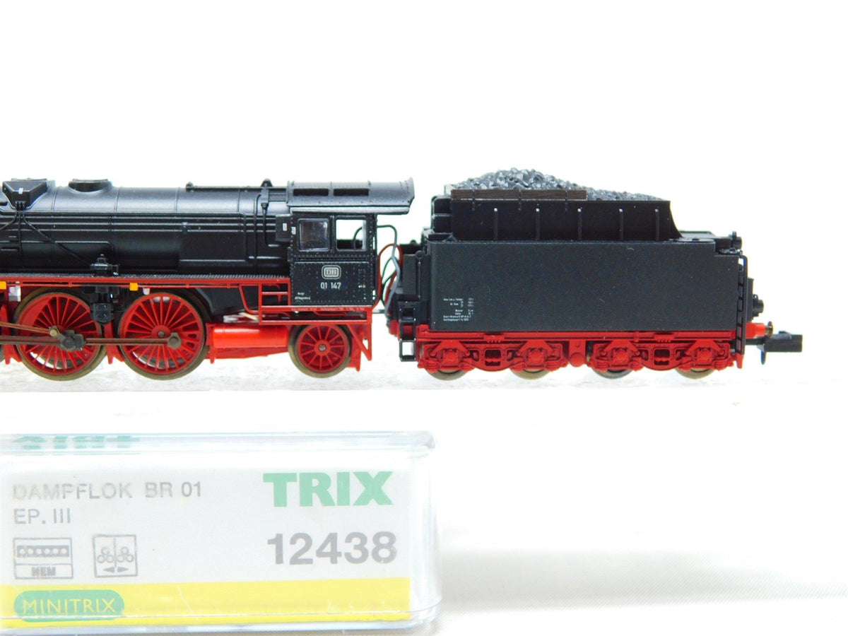 N Scale Minitrix 12438 DB German Era III 4-6-2 BR 01 Steam #147 - DCC Ready