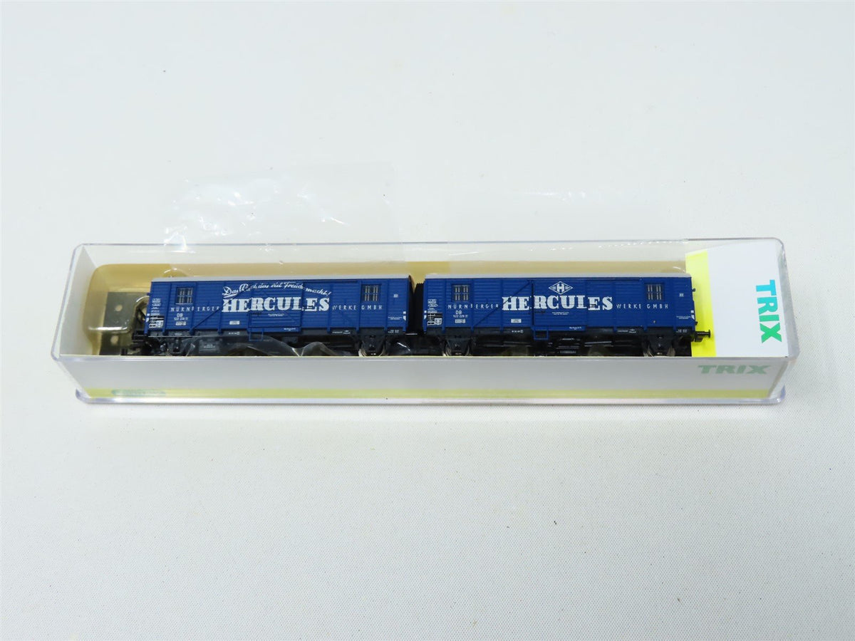 N Scale Minitrix 15059 DB German Era III &quot;Hercules&quot; Double Box Car