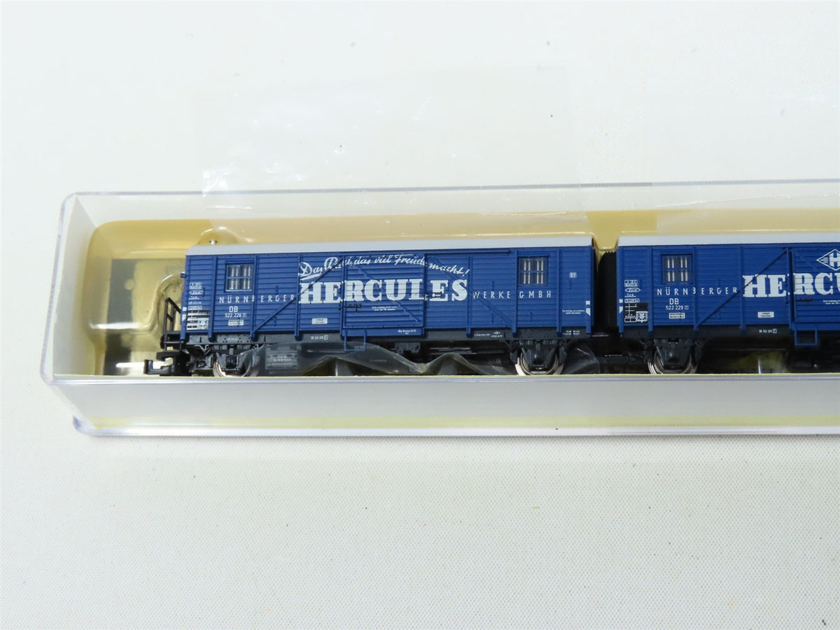 N Scale Minitrix 15059 DB German Era III &quot;Hercules&quot; Double Box Car