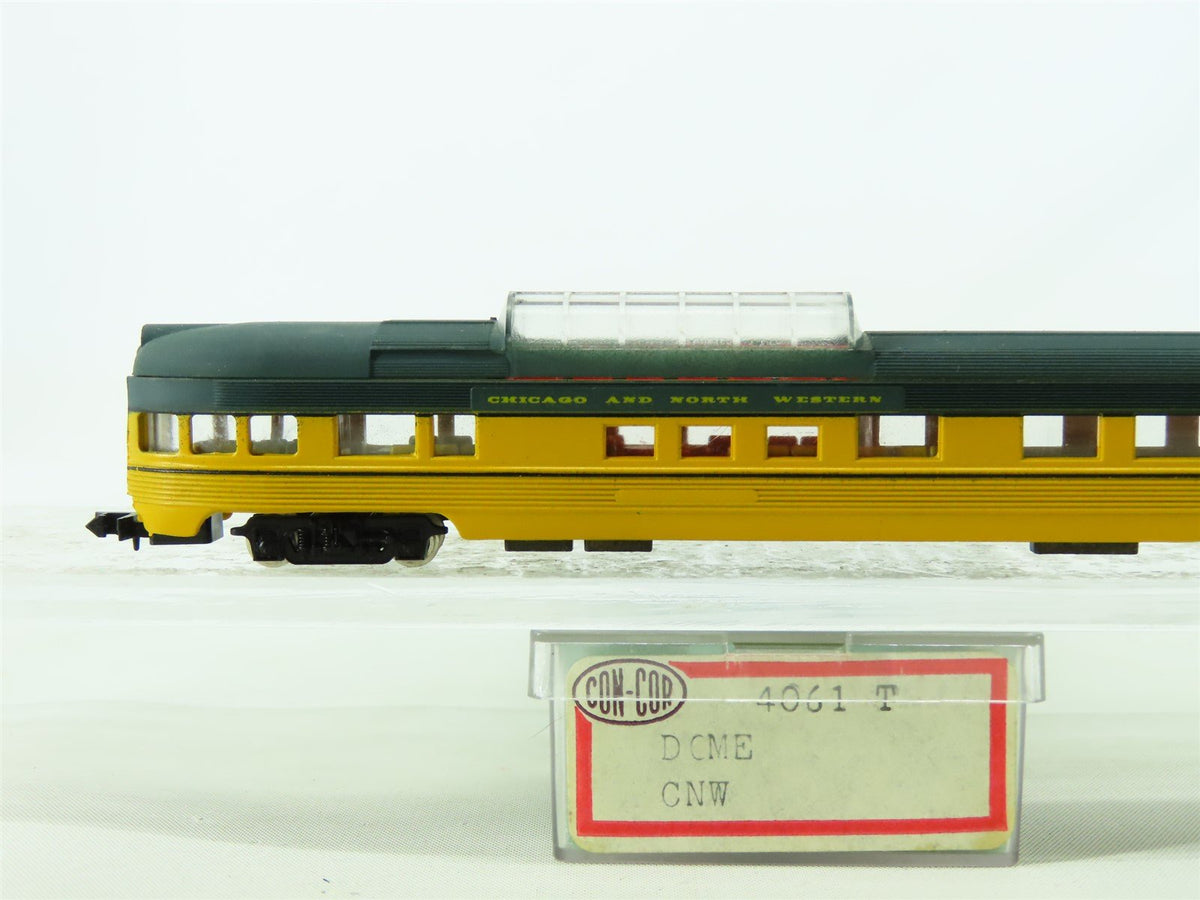N Scale Con-Cor 4061T CNW Chicago North Western Observation Dome Passenger #02