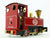 SM32 Gauge Live Steam Mamod RS3 Maroon 0-4-0 SL-3 Saddle Tank w/Passenger Cars