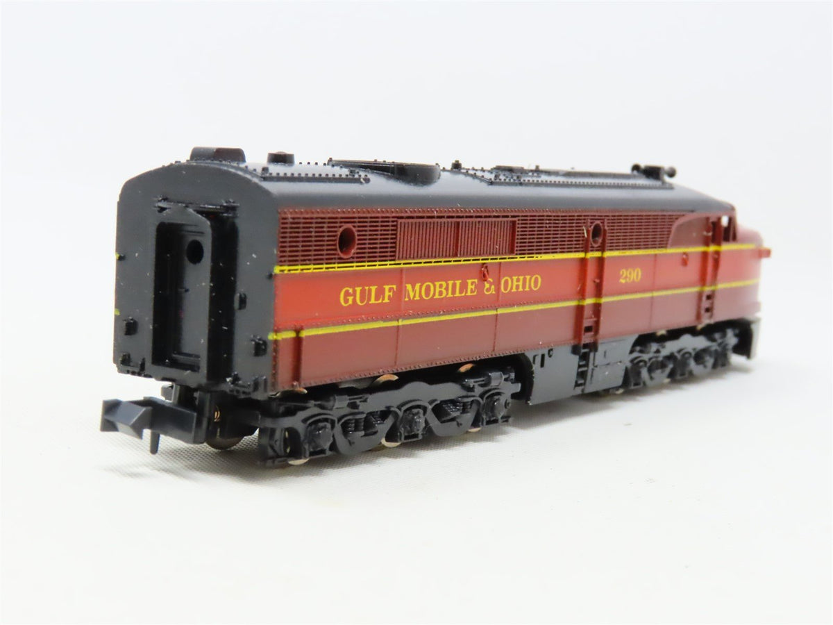 N Scale Con-Cor 0001-002071K GMO Gulf Mobile &amp; Ohio PA1 Diesel Unpowered #290