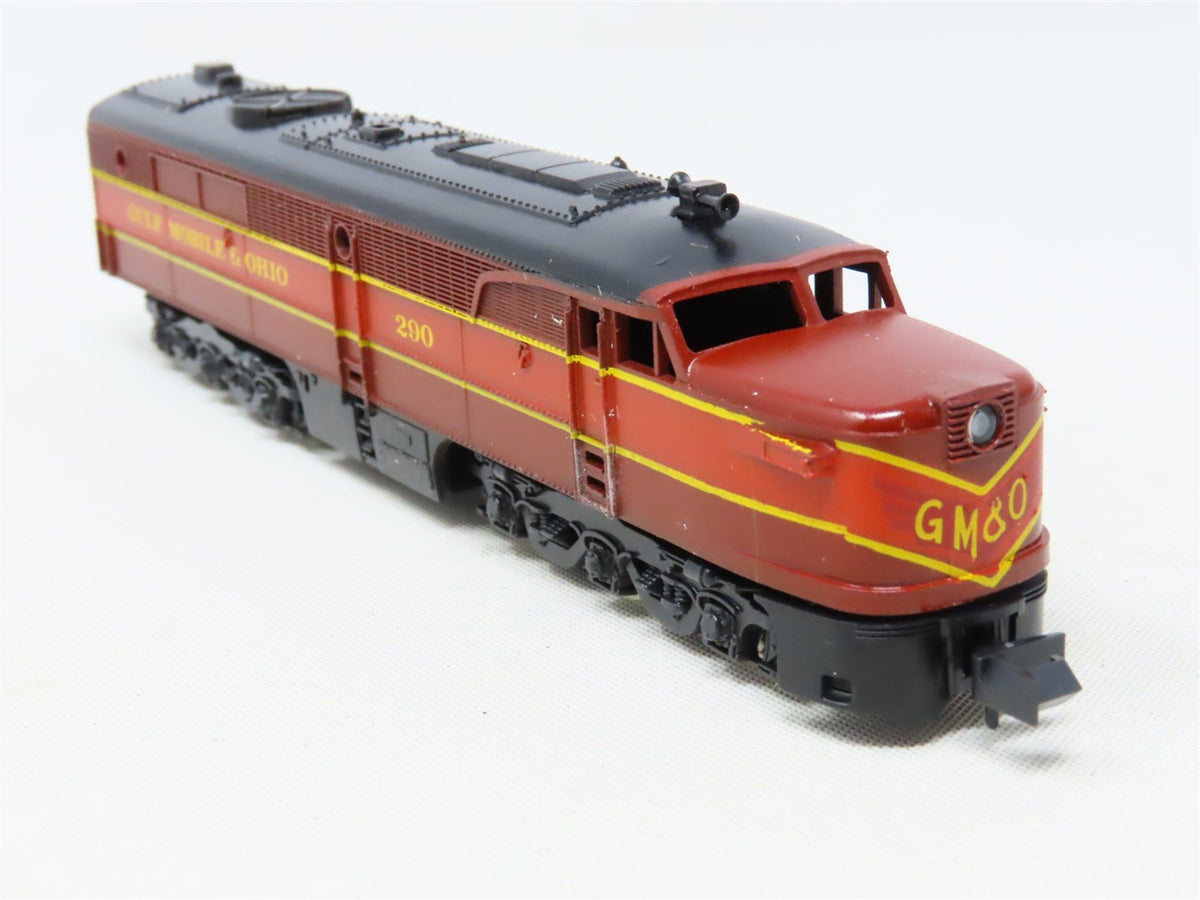 N Scale Con-Cor 0001-002071K GMO Gulf Mobile &amp; Ohio PA1 Diesel Unpowered #290