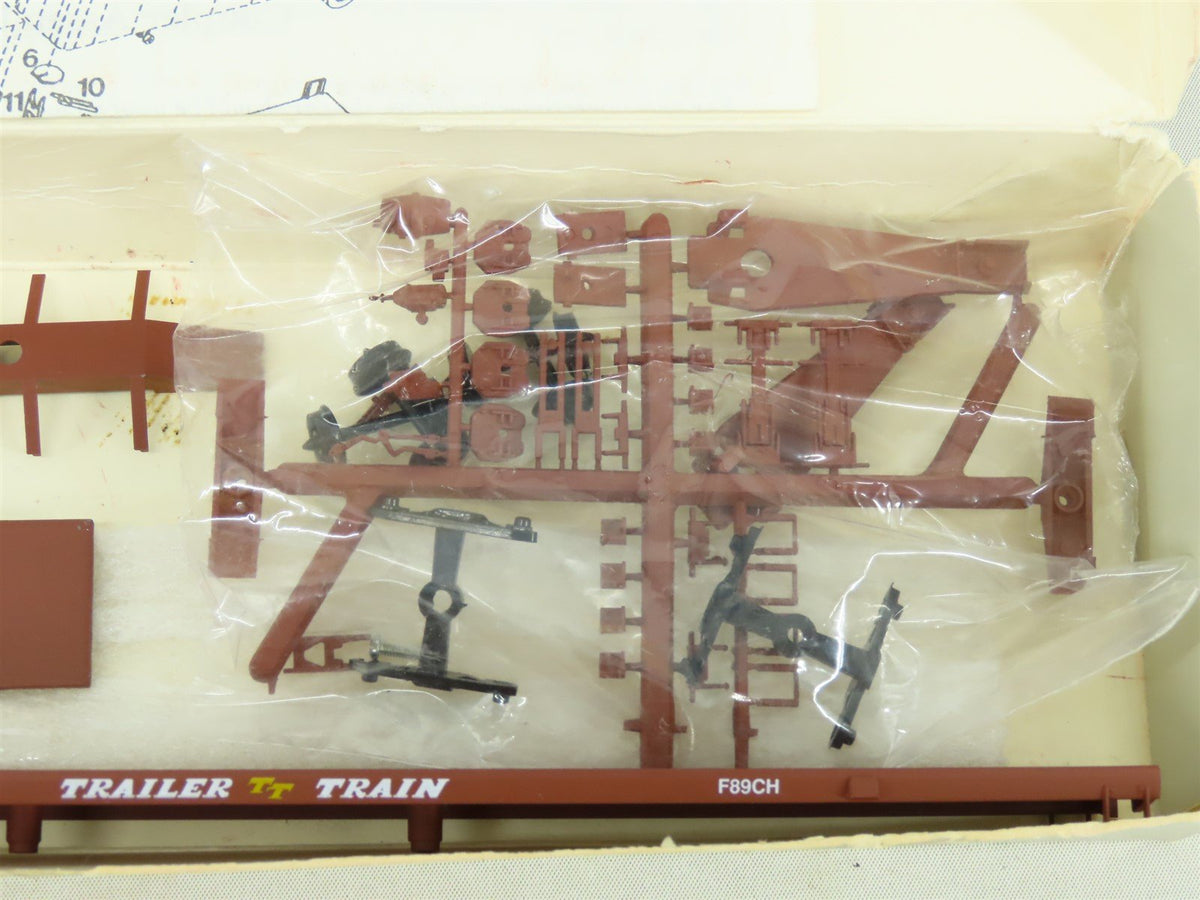 HO Scale Custom Rail 4124 TTX Trailer-Train 89&#39; 4&quot; Utility Flat Car #910911 Kit