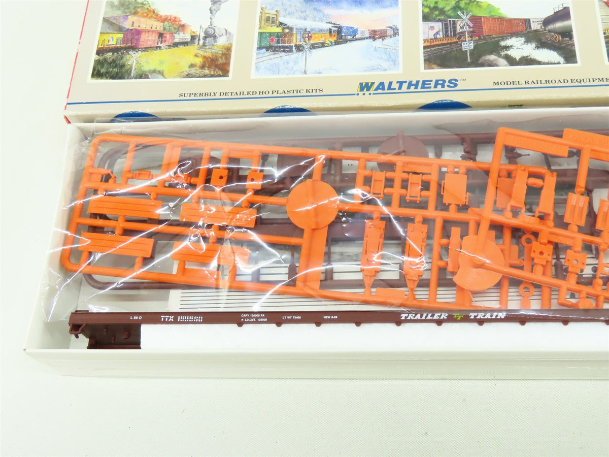 HO Scale Walthers 932-4957 TTX Trailer-Train 89&#39; TOFC Flat Car #155580 Kit