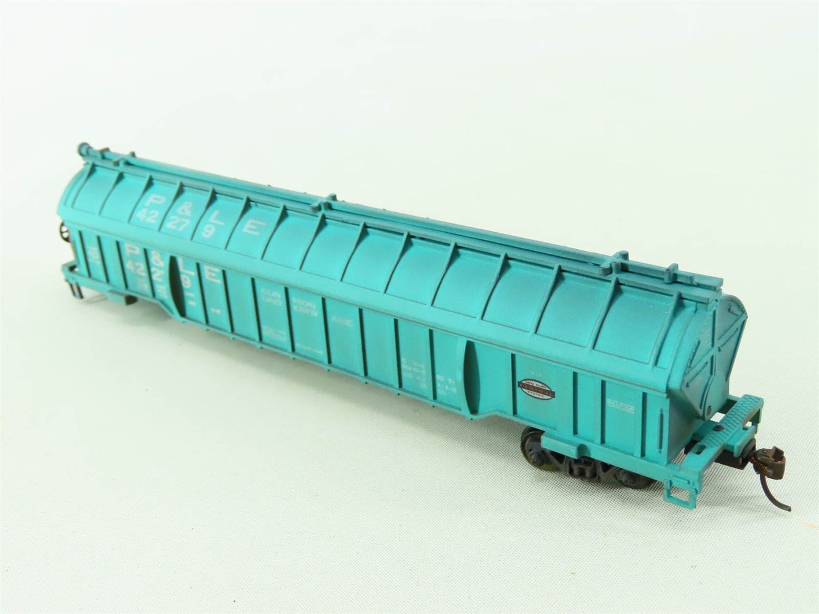 HO Bachmann P&LE Pittsburgh & Lake Erie 55' Coil Car #42279 Custom Weathered