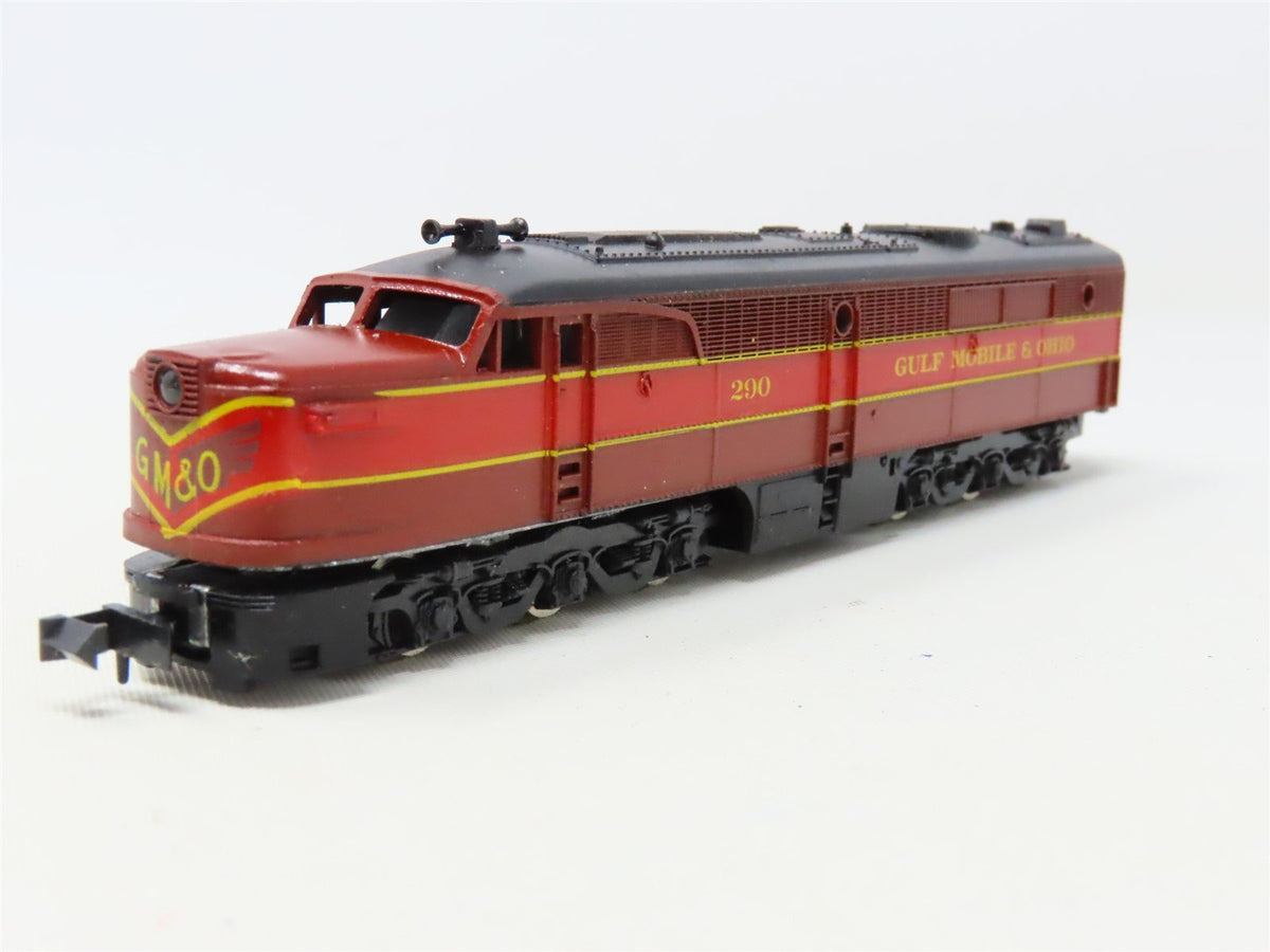 N Scale Con-Cor 0001A-02061K GMO Gulf Mobile &amp; Ohio PA-1 Diesel Locomotive #290