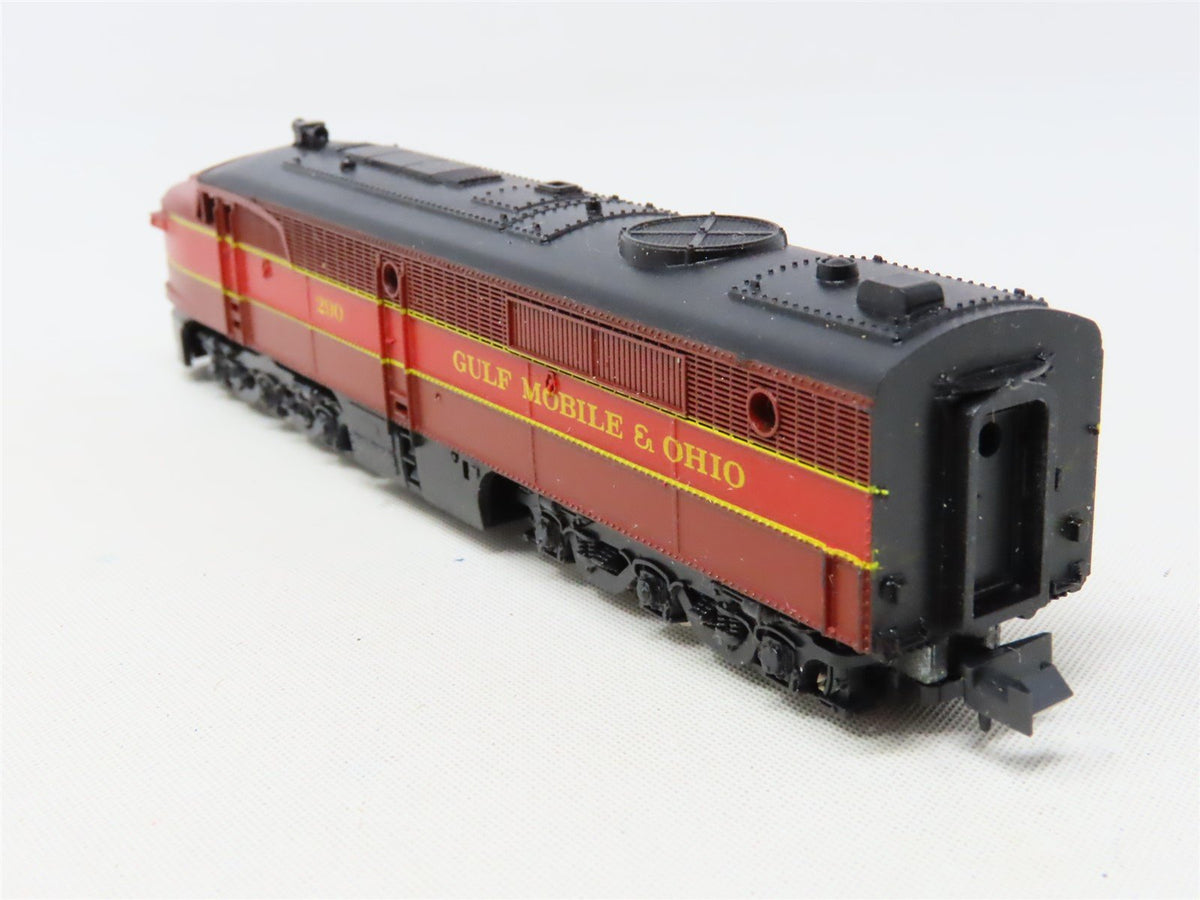 N Scale Con-Cor 0001A-02061K GMO Gulf Mobile &amp; Ohio PA-1 Diesel Locomotive #290