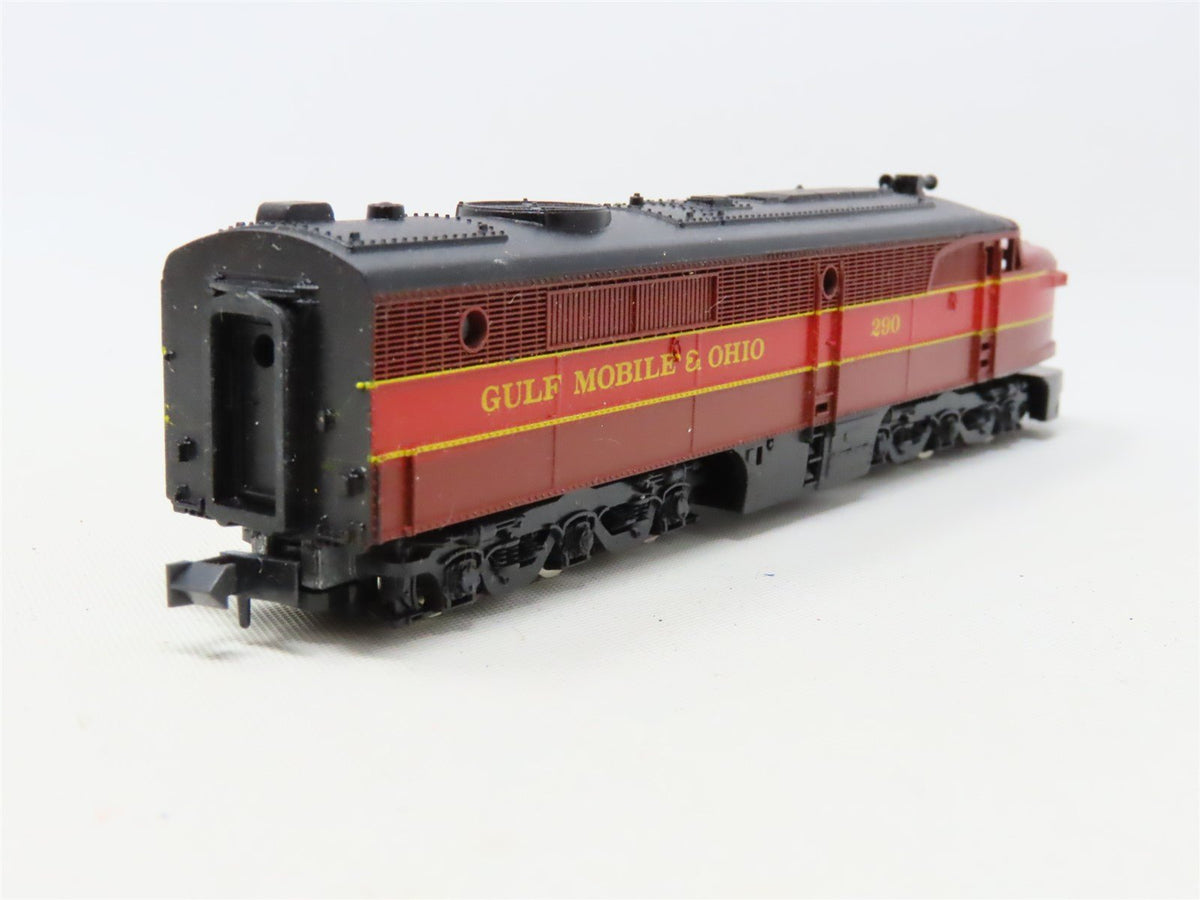 N Scale Con-Cor 0001A-02061K GMO Gulf Mobile &amp; Ohio PA-1 Diesel Locomotive #290