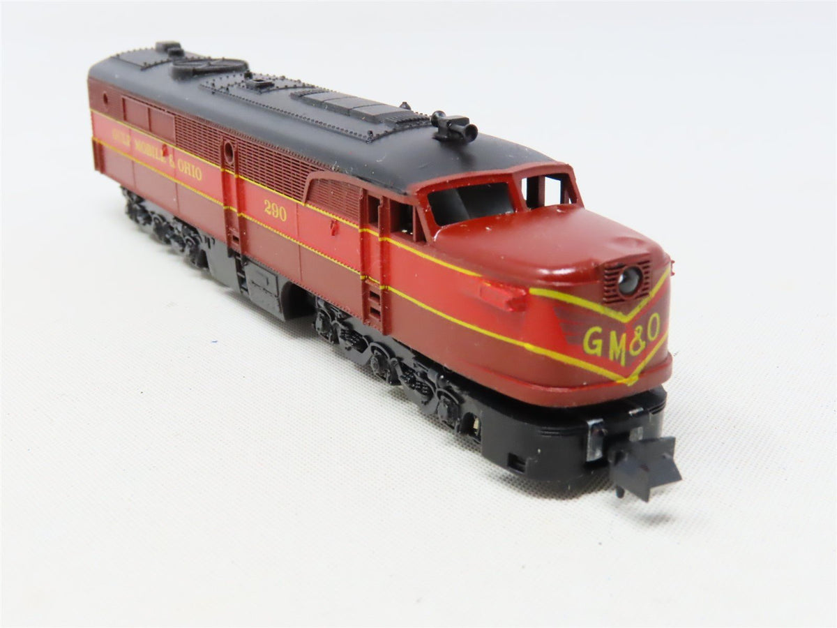 N Scale Con-Cor 0001A-02061K GMO Gulf Mobile &amp; Ohio PA-1 Diesel Locomotive #290