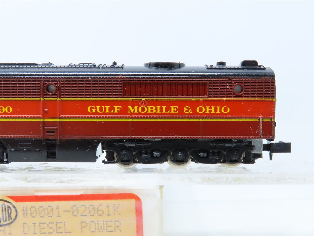 N Scale Con-Cor 0001A-02061K GMO Gulf Mobile &amp; Ohio PA-1 Diesel Locomotive #290