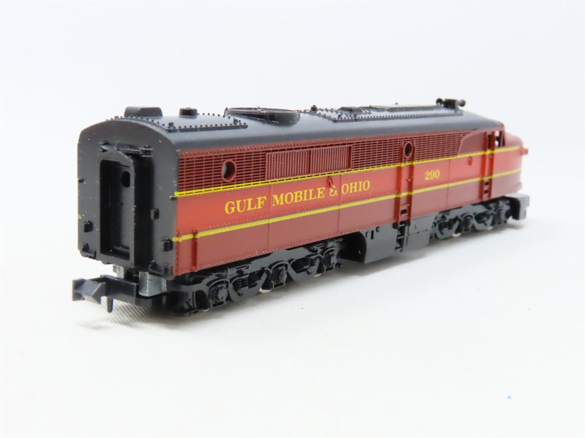 N Scale Con-Cor 0001A-02061K GMO Gulf Mobile &amp; Ohio PA-1 Diesel Locomotive #290