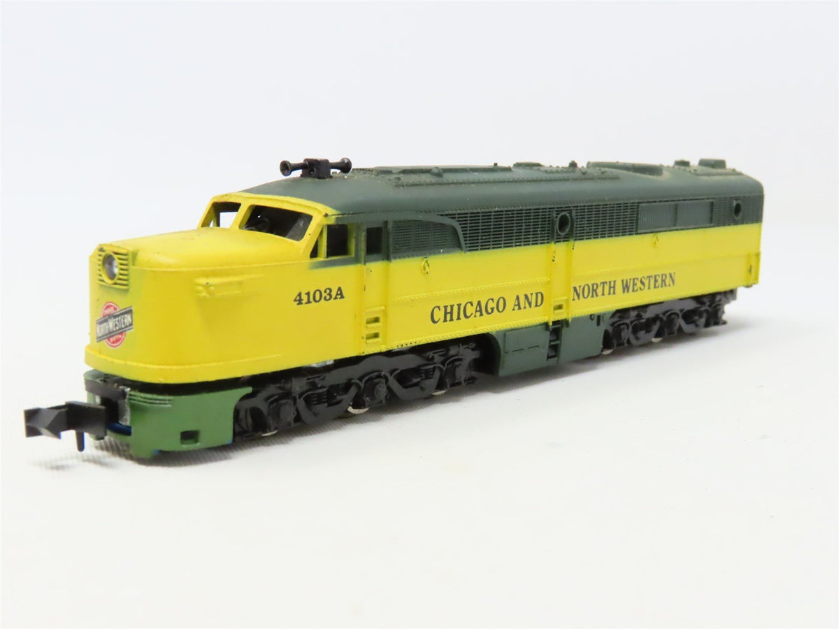 N Scale Con-Cor CNW Chicago &amp; Northwestern PA-1 Diesel Locomotive #4103A