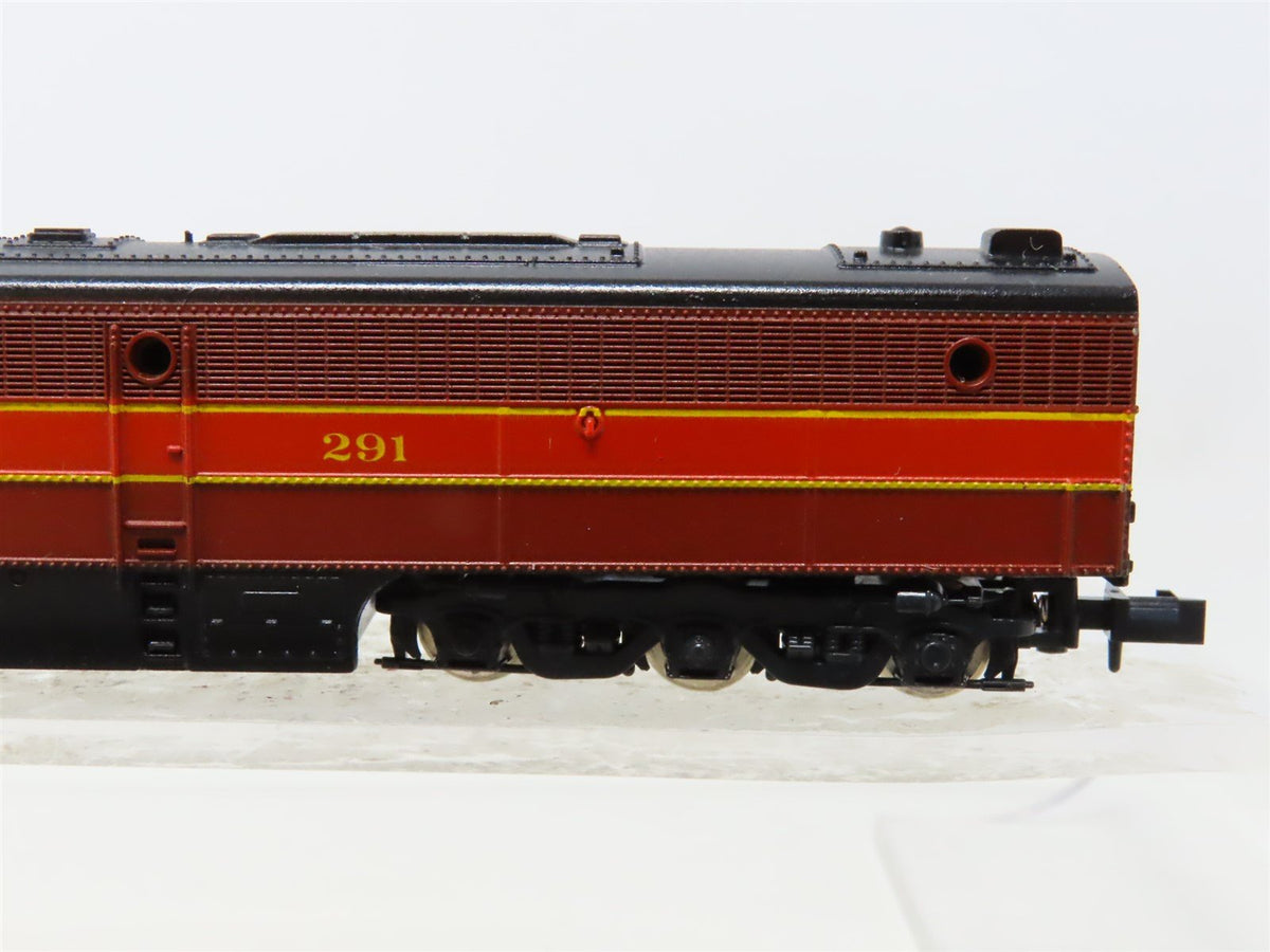 N Scale Con-Cor GMO Gulf Mobile &amp; Ohio PA/B Diesel Locomotive Set