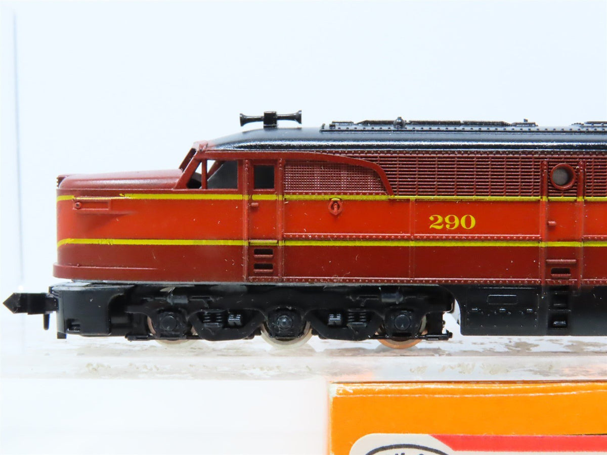 N Scale Con-Cor 0001-02061K GMO Gulf Mobile &amp; Ohio PA-1 Diesel Locomotive #290