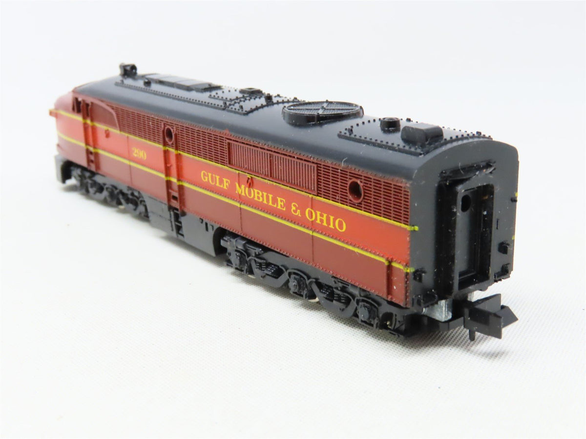 N Scale Con-Cor 0001-02061K GMO Gulf Mobile &amp; Ohio PA-1 Diesel Locomotive #290