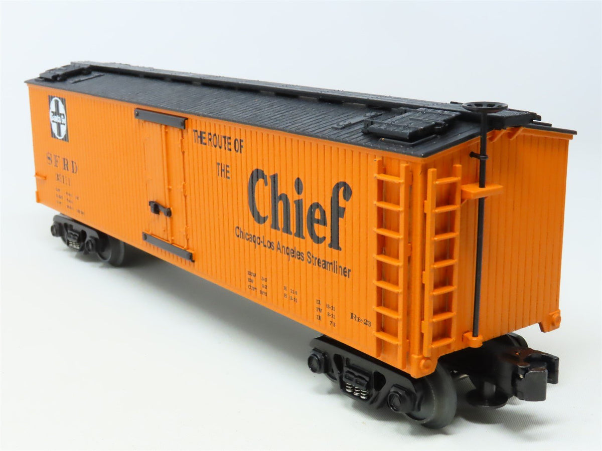 O Gauge 3-Rail MTH Rail King #30-8602 SFRD Santa Fe &quot;The Chief&quot; Reefer #33111