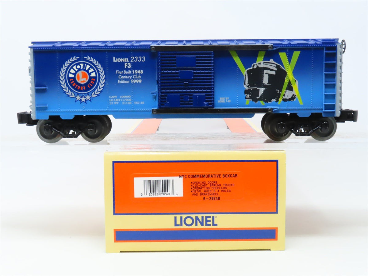 O Gauge 3-Rail Lionel Century Club 6-29248 &quot;2333 NYC EMD F3 Diesel&quot; Box Car