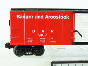 O Gauge 3-Rail MTH Rail King 30-8412 BAR Bangor & Aroostook Box Car #9107