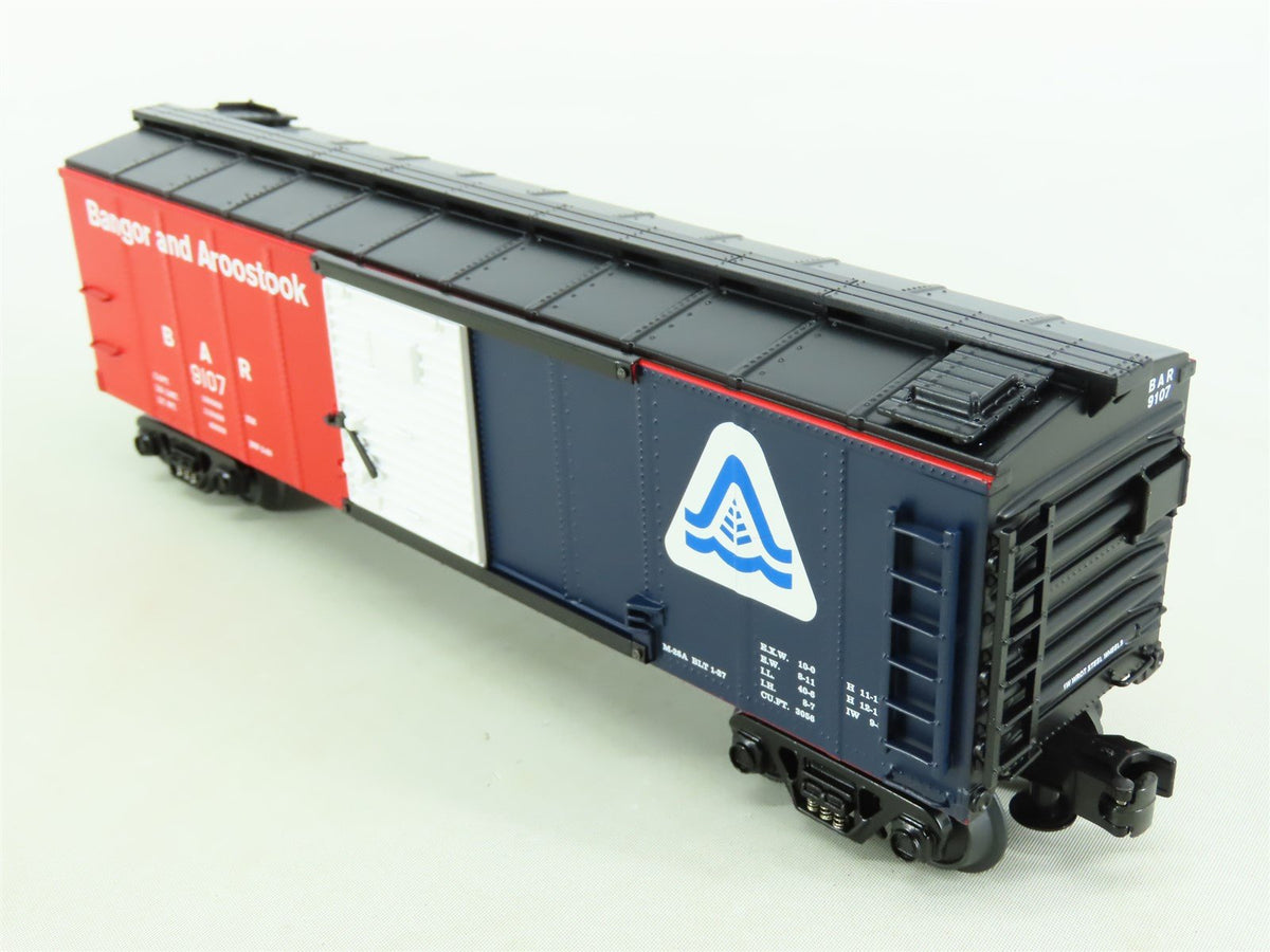 O Gauge 3-Rail MTH Rail King 30-8412 BAR Bangor &amp; Aroostook Box Car #9107