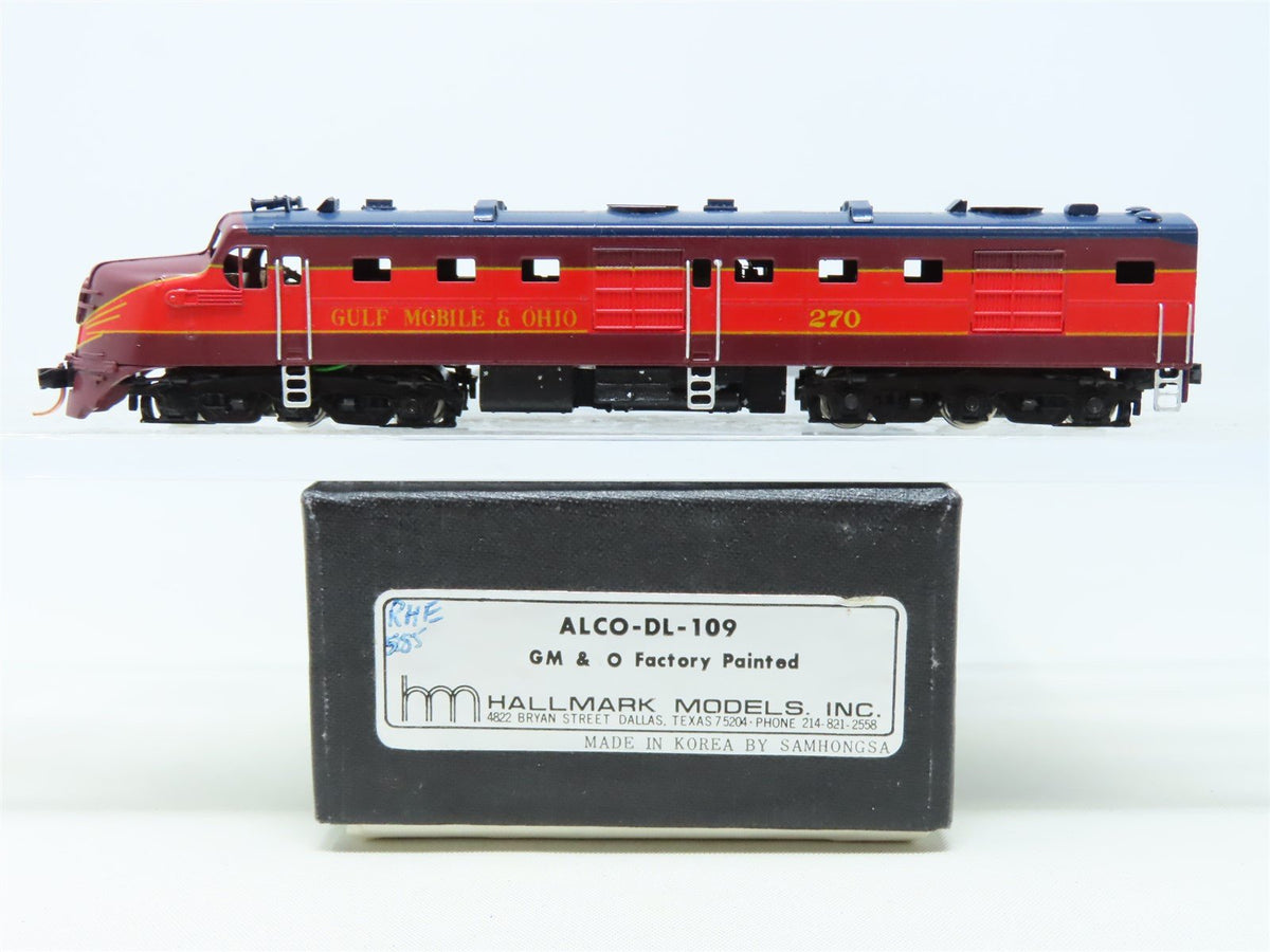 N Hallmark Models/Samhongsa BRASS GM&amp;O Gulf Mobile &amp; Ohio DL-109 Diesel #270