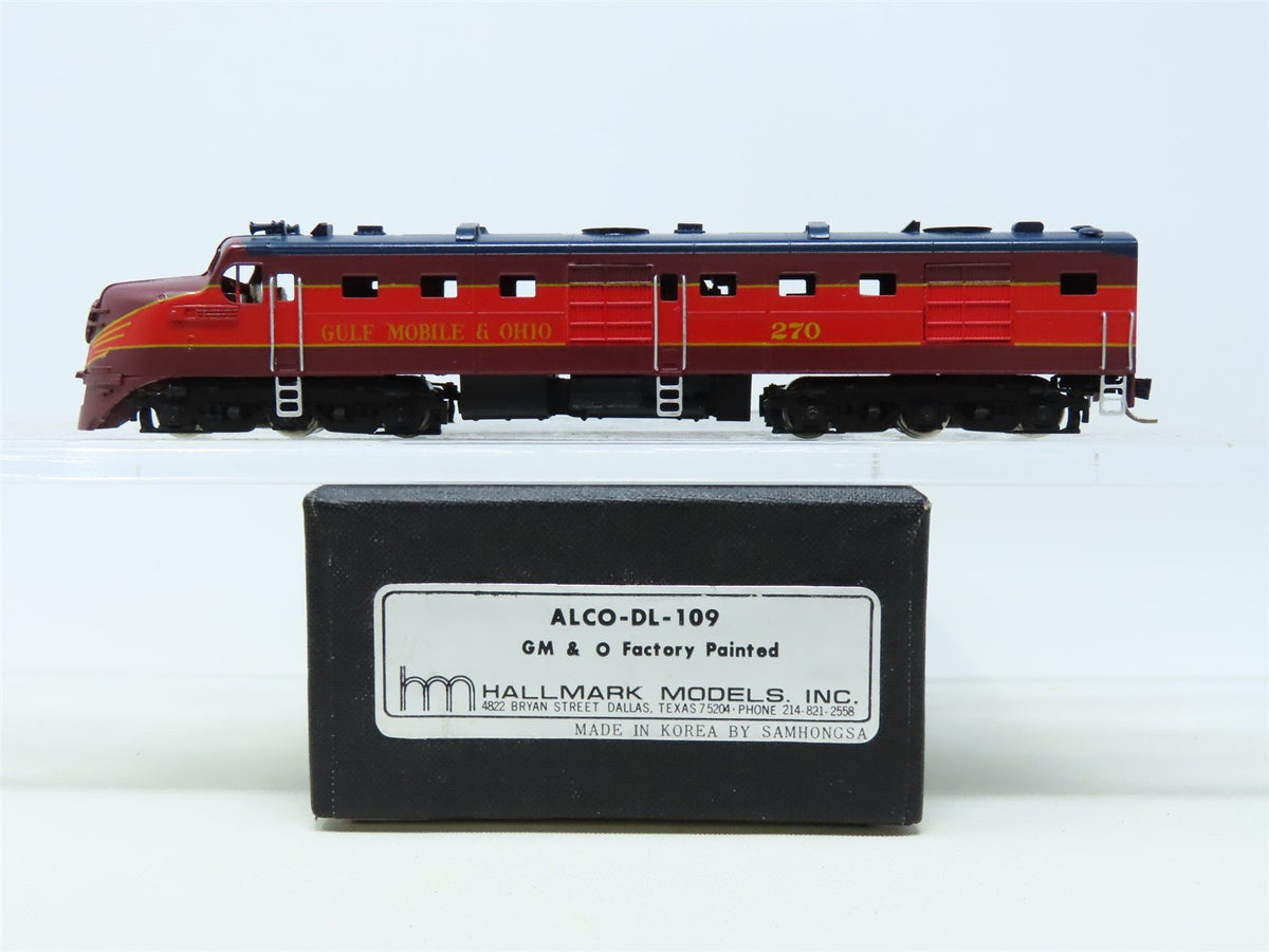 N Hallmark Models/Samhongsa BRASS GM&amp;O Gulf Mobile &amp; Ohio DL-109 Diesel #270